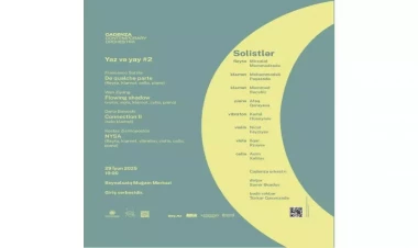 “Yaz və yay #2” konserti keçirəcək