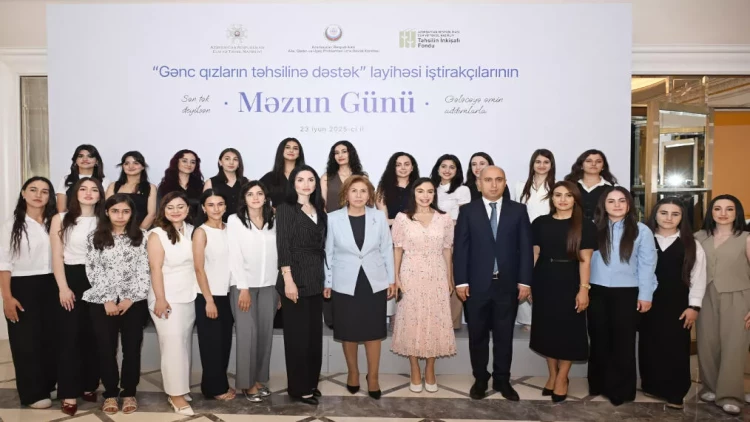 “Gənc qızların təhsilinə dəstək” layihəsi iştirakçılarının məzun günü təşkil olunub - FOTOlar