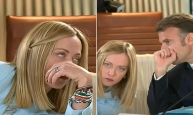 Meloninin Makrona göz süzdürməsi gündəm oldu - VİDEO