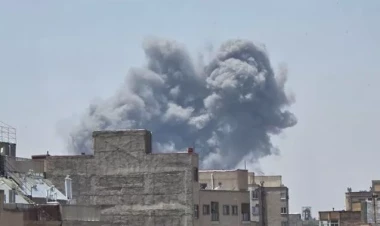 Təbrizdə yenidən güclü partlayışlar - FOTO