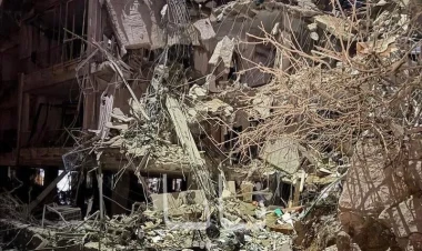 Tel-Əvivdə bina çökdü - VİDEO