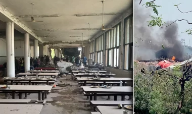 Hindistanda hotelə çırpılan təyyarənin yeni GÖRÜNTÜLƏRİ - FOTOlar