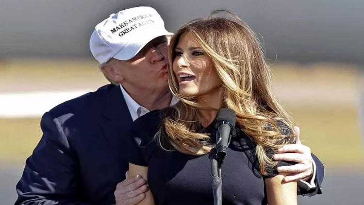 Tramp və arvadını qırmızı xalıda fitə basdılar - VİDEO