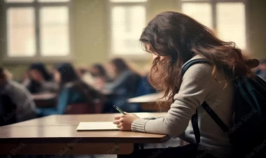 Dərsdə BİABIRÇILIQ: tələbə qız elə geyimdə dərsdə oturdu ki... - VİDEO