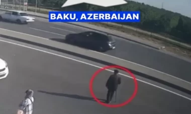 Bakıda baş verən həmin dəhşətli qəza dünya mediasında - VİDEO