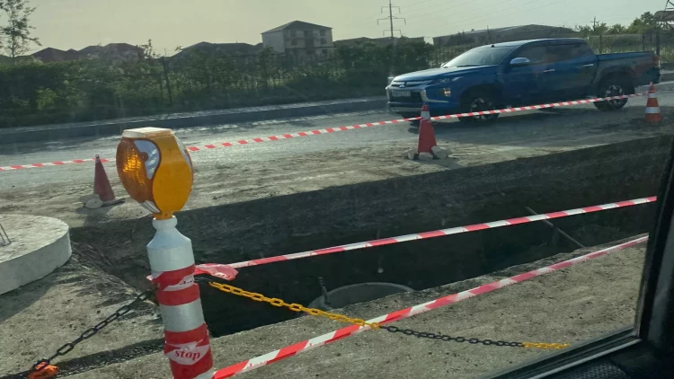 Binəqədi şosesindəki təmirlə bağlı açıqlama - YENİLƏNİB - FOTO