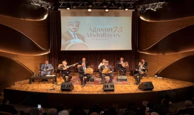 Beynəlxalq Muğam Muğam Mərkəzində  Ağaxan Abdullayevin  75 illiyinə həsr olunan gecə təşkil edilib - FOTO