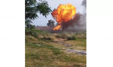 Yevlaxda minik maşını yandı - Xəsarət alanların vəziyyəti açıqlandı - FOTO