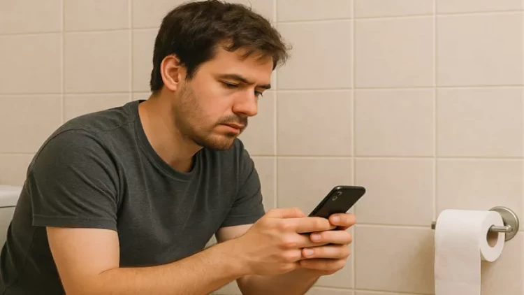 Tualetdə telefon istifadə edənlərə xəbərdarlıq - Riski artırır