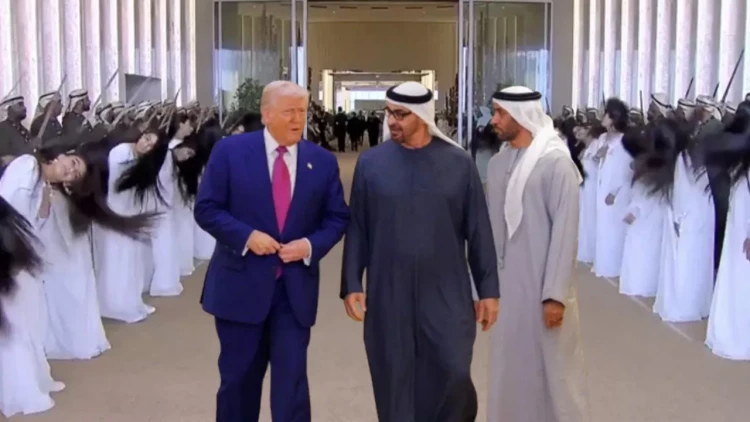 Tramp BƏƏ-də niyə belə qarşılandı? - Qadınların rəqs şousunun əsl səbəbi - VİDEO