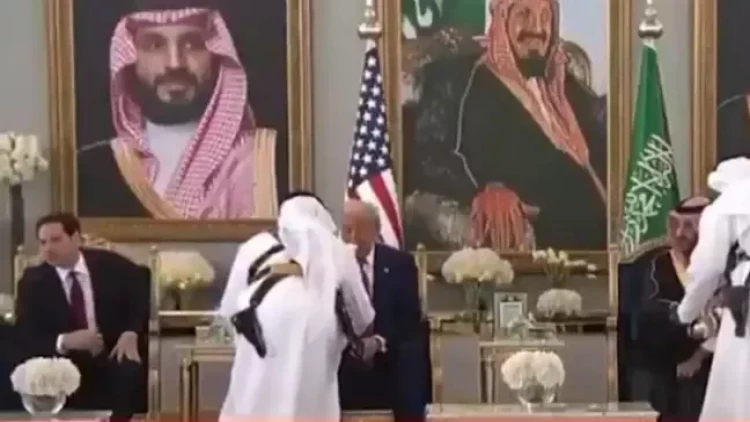 Tramp Ərəbistanda nə edəcəyini bilmədi - VİDEO