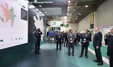 İlham Əliyev “InterFood Azerbaijan” və “Caspian Agro” sərgiləri ilə tanış olub - VİDEO - FOTO