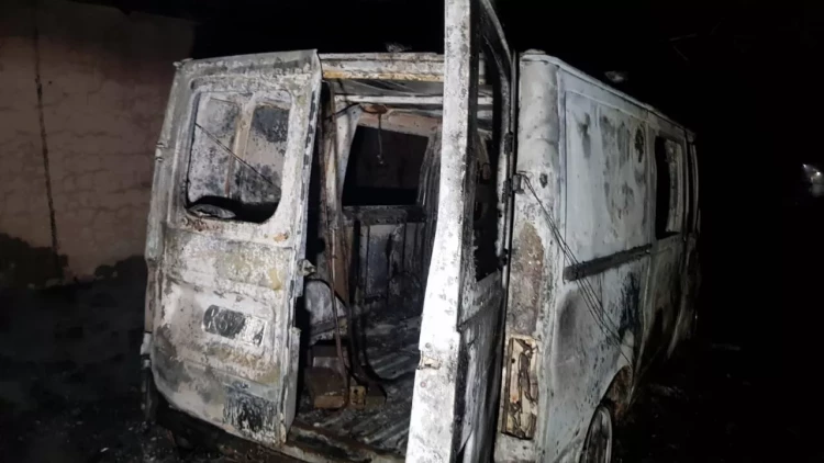 Göyçayda güclü yanğın oldu - FOTO