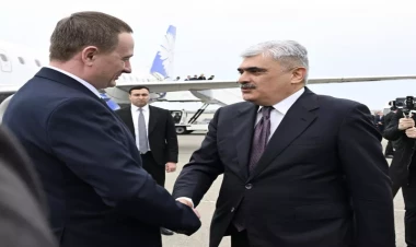 Aleksandr Turçin Azərbaycana rəsmi səfərə gəlib