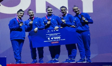 Komandamız Avropa Kubokunda bürünc medal qazandı - FOTO