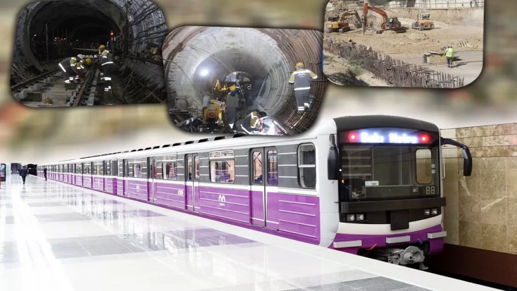 Bakıda bu ərazilərdə 10 yeni metro stansiya tikiləcək - RƏSMİ