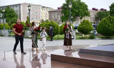 Leyla Əliyeva və Arzu Əliyeva Naxçıvana səfər ediblər - FOTO