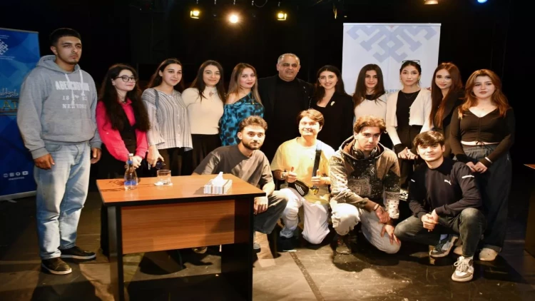“Nəsildən-nəslə teatr” layihəsinin növbəti qonağı Nicat Kazımov olub - FOTO