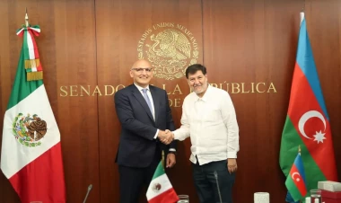 Elçin Əmirbəyov Meksika Senatında olub - FOTO