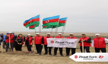 Ziraat Bank Azərbaycan ekoloji təşəbbüsə dəstək verdi - FOTO
