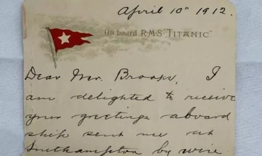 “Titanik”dən sağ çıxanın məktubu hərracda 400 min dollara satıldı
