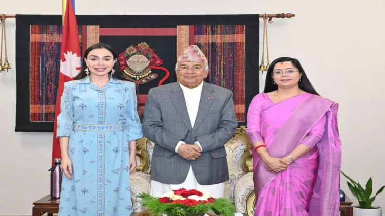 Leyla Əliyeva Nepalın Prezidenti ilə görüşüb - FOTO