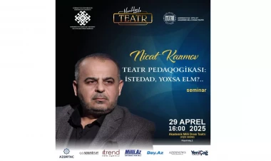 “Nəsildən-nəslə teatr” layihəsinin növbəti qonağı Nicat Kazımov olacaq