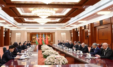Prezident İlham Əliyev Çin Dövlət Şurasının Baş naziri ilə görüşüb - VİDEO - FOTO
