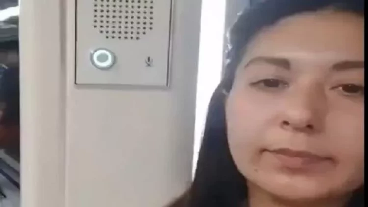 Bakı metrosunda maşinisti ələ salan qadın 200 manat cərimələndi - VİDEO