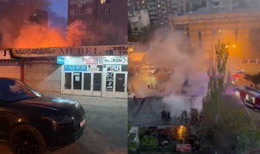 Bakıda daha bir YANĞIN - VİDEO