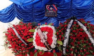 Şəhid Ələsgər Mirzəliyev Cəbrayılda torpağa tapşırıldı - FOTOlar