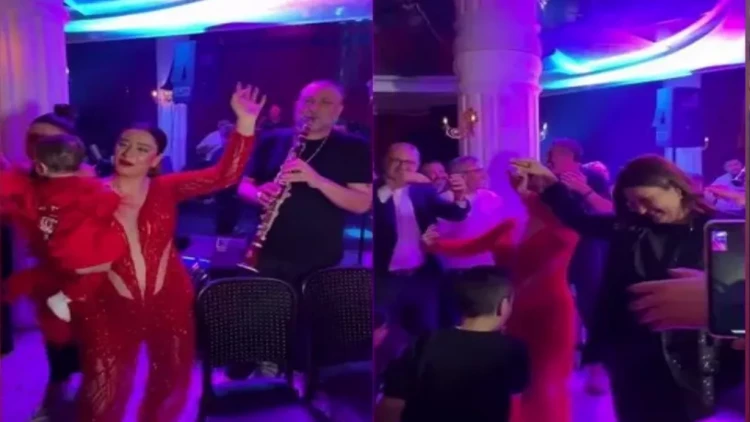 6 aylıq nəvəsi üçün xınayaxdı keçirdi - VİDEO