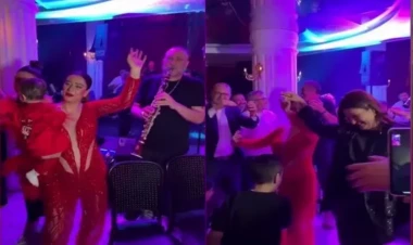 6 aylıq nəvəsi üçün xınayaxdı keçirdi - VİDEO