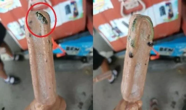 Aldığı dondurmadan ilan çıxdı - FOTO