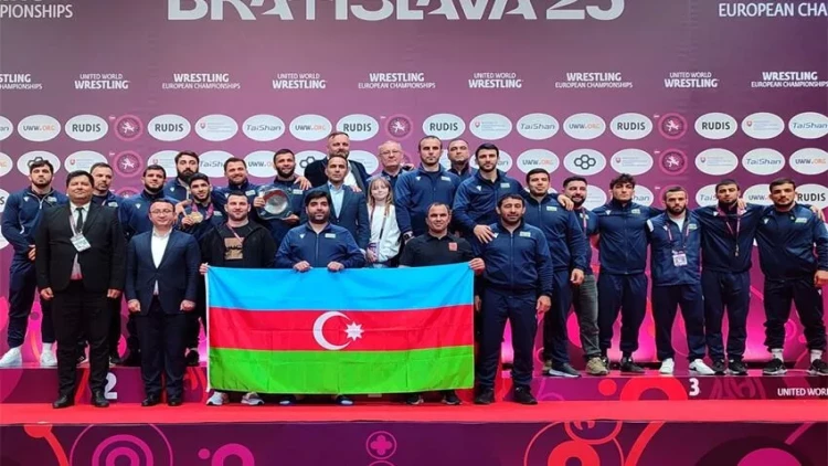 Azərbaycanın yunan-Roma güləşi millisi Avropa çempionu oldu