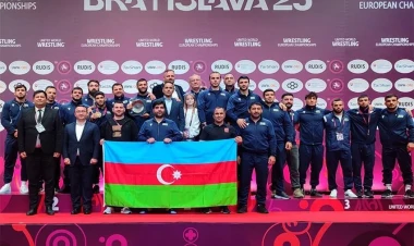 Azərbaycanın yunan-Roma güləşi millisi Avropa çempionu oldu