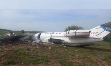 Təyyarə hava limanında qəzaya uğradı - xəsarət alanlar var - FOTO