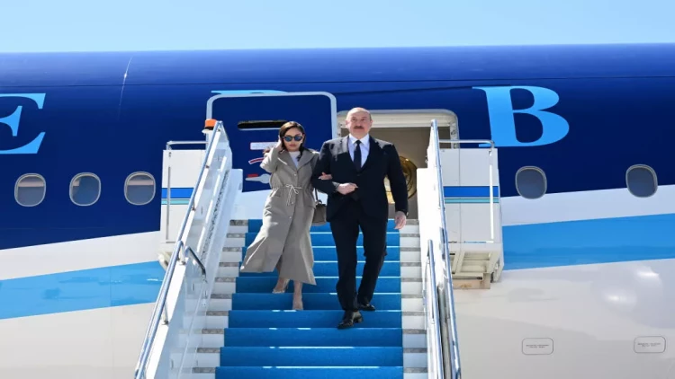 İlham Əliyev Türkiyəyə işgüzar səfərə gedib - VİDEO - FOTO