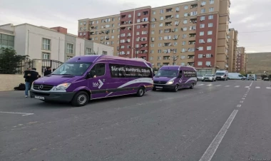 Ağdamın Sarıcalı kəndinə növbəti köç karvanı yola salınıb - FOTO