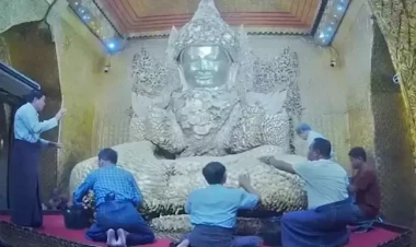 Sitayiş yarımçıq qaldı - Zəlzələ məbəddə təşviş yaratdı - ANBAAN VİDEO