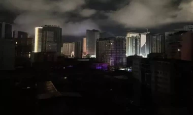 Gürcüstan işıqsız qaldı - FOTO