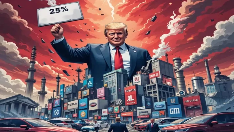 Tramp avtomobil nəhənglərini çökdürür