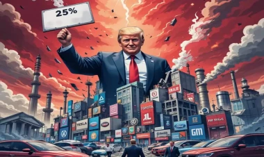 Tramp avtomobil nəhənglərini çökdürür