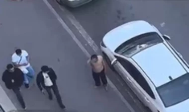 Bakıda küçədə yarıçılapaq şəxs SAXLANILDI