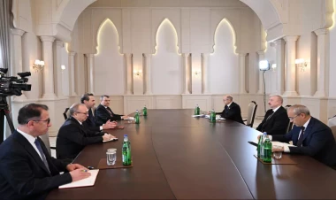 İlham Əliyev Alparslan Bayraktarı qəbul edib - VİDEO