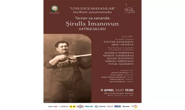 Beynəlxalq Muğam Mərkəzində xanəndə və tarzən Şirulla İmanovun xatirə konserti keçiriləcək