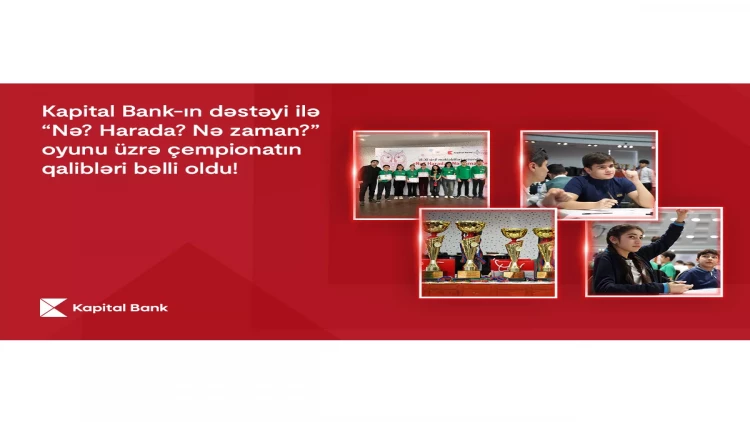 Kapital Bank-ın dəstəyi ilə “Nə? Harada? Nə zaman?” oyunu üzrə respublika çempionatı başa çatdı