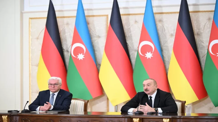 Prezident almaniyalı həmkarını Azərbaycan-Ermənistan sülh prosesi barədə məlumatlandırıb