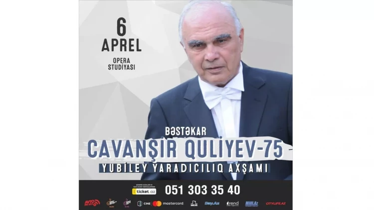 Cavanşir Quliyevin yubiley yaradıcılıq gecəsi keçiriləcək