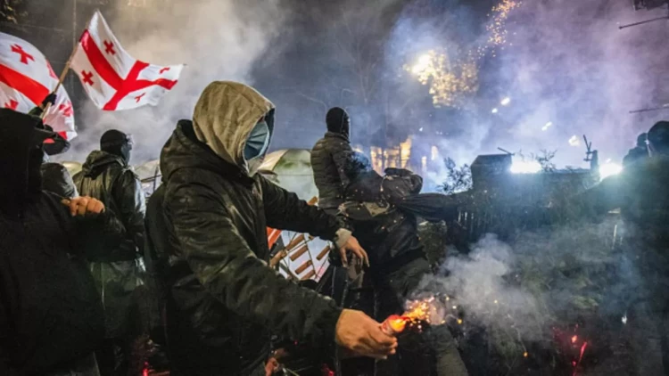 Gürcüstanda etiraz aksiyası başladı
